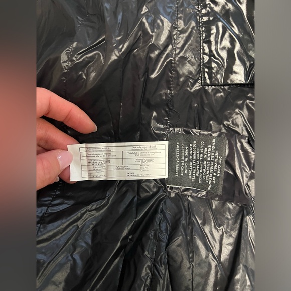 SAM. Noho Belted Down Coat size XS black color: Jet - Picture 2 of 8